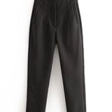 Gabardina de mujer - Larga y elegante - Cuello con muescas - Cruzada - Estilo clásico