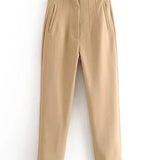 Gabardina de mujer - Larga y elegante - Cuello con muescas - Cruzada - Estilo clásico