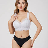 Sujetador push-up para mujer – Encaje elegante – Tirantes anchos – Sujeción cómoda