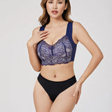 Sujetador push-up para mujer – Encaje elegante – Tirantes anchos – Sujeción cómoda