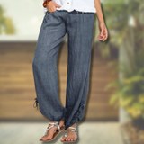 Pantalones Harem para Mujer - Algodón Cómodo - Cintura Alta - Sueltos e Casuales