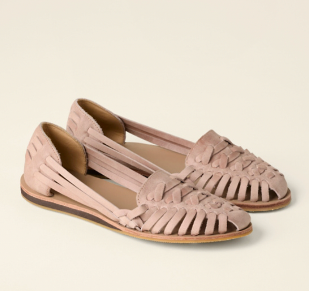 Sandalias de mujer – Punta cerrada – Diseño de tiras trenzadas – Correa trasera cómoda