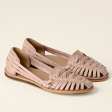 Sandalias de mujer – Punta cerrada – Diseño de tiras trenzadas – Correa trasera cómoda