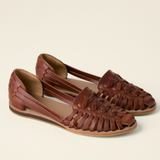 Sandalias de mujer – Punta cerrada – Diseño de tiras trenzadas – Correa trasera cómoda