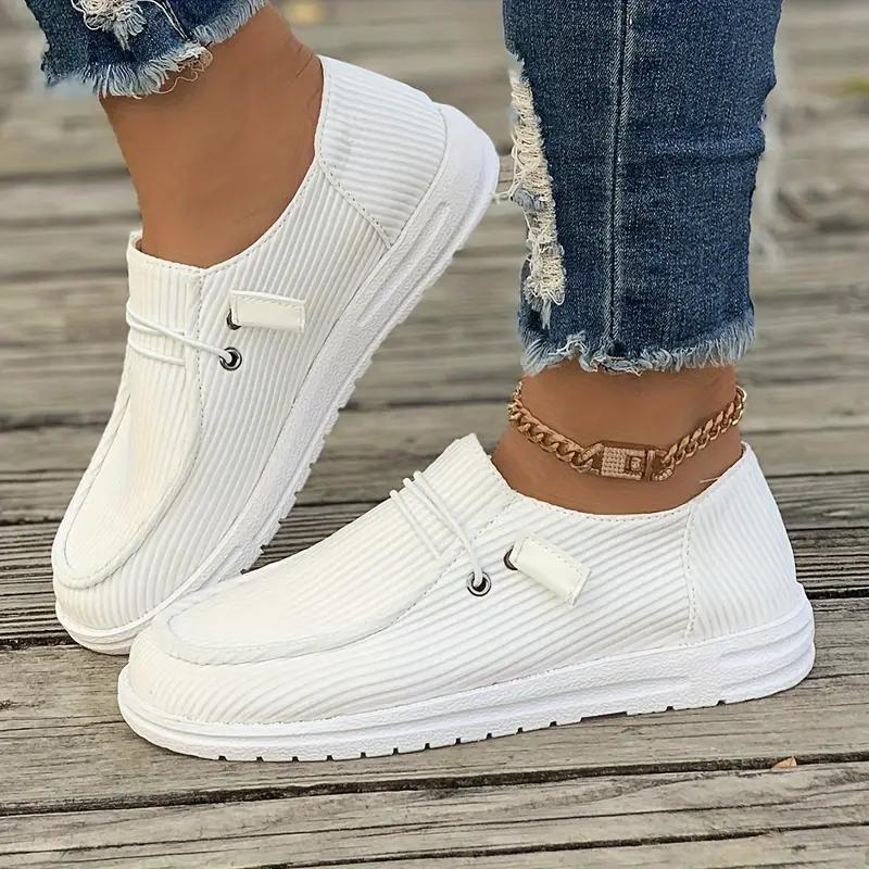 Zapatos casuales para mujer - Cómodos sin cordones - Diseño minimalista - Suela ligera
