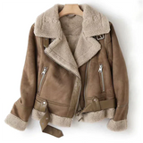 Chaqueta de cuero para mujer