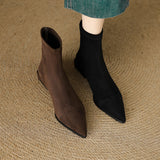Botas clásicas de ante Eva | Botas cómodas