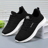 Zapatillas de running para mujer – Malla transpirable – Suela acolchada – Cordones bajos