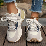 Zapatillas deportivas para mujer – Suela gruesa – Malla transpirable – Sujeción cómoda