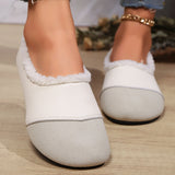 Zapatos mocasines de mujer – Forro de piel sintética – Fáciles de poner – Suela flexible