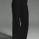 Pantalón ancho de mujer – Algodón ligero – Cintura elástica – Estilo casual