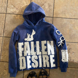 Sudadera holgada con estampado 3D vintage de lunares