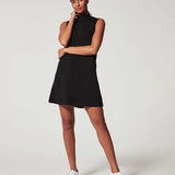 Theresa - Minivestido sin mangas - Cuello alto - Casual chic - Estilo veraniego
