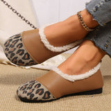 Zapatos mocasines de mujer – Forro de piel sintética – Fáciles de poner – Suela flexible