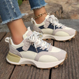 Zapatillas deportivas para mujer – Suela gruesa – Malla transpirable – Sujeción cómoda