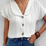 Vilja - Top con cuello y botones