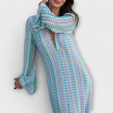 Elina – Vestido maxi con escote en V y un toque vacacional
