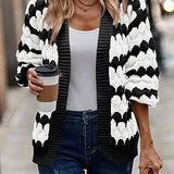 Cárdigan de punto para mujer elegante, cómodo y versátil
