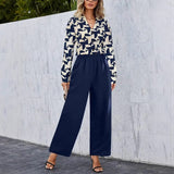 Pantalones de mujer – Corte holgado – Cintura elástica – Tejido transpirable y fluido – Largo completo