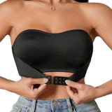 Sujetador push-up sin tirantes para mujer – sujeción – acabado invisible – cierre en la espalda