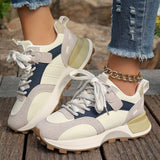 Zapatillas deportivas para mujer - Tejido de malla transpirable - Suela de plataforma gruesa