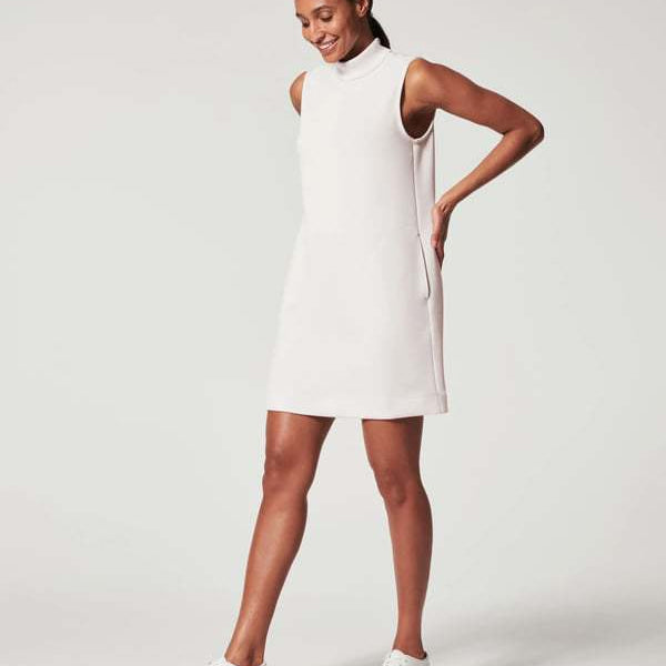 Theresa - Minivestido sin mangas - Cuello alto - Casual chic - Estilo veraniego