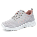 Zapatillas deportivas para mujer – Tejido de punto transpirable – Suela acolchada – Ajuste deportivo ligero