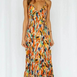 Vestido de algodón de verano: colorido, cómodo y transpirable.