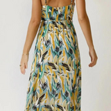Vestido de algodón de verano: colorido, cómodo y transpirable.