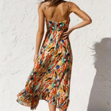 Vestido de algodón de verano: colorido, cómodo y transpirable.