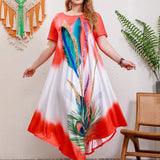 Kara - Vestido de pierna ancha con estampado colorido