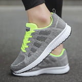 Zapatillas deportivas para mujer – Malla transpirable – Sujeción óptima – Cierre con cordones antideslizante