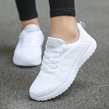 Zapatillas deportivas para mujer – Malla transpirable – Sujeción óptima – Cierre con cordones antideslizante