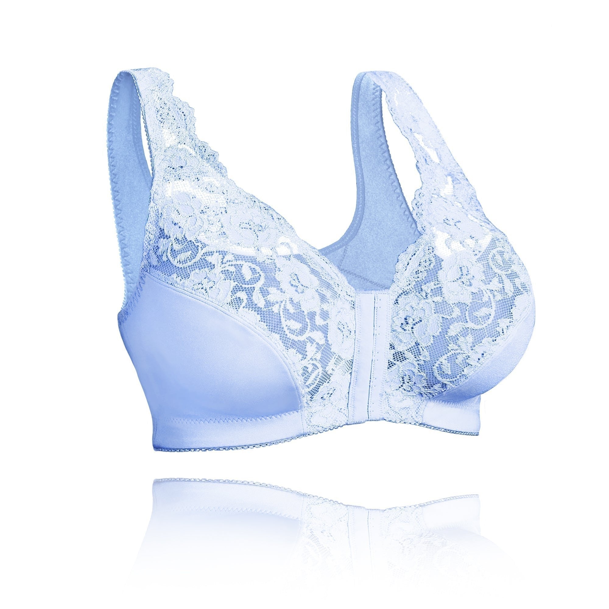 Sujetador para mujer – Sujeción suave – Cierre frontal – Cobertura total – Tejido transpirable