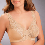 Sujetador para mujer – Sujeción suave – Cierre frontal – Cobertura total – Tejido transpirable