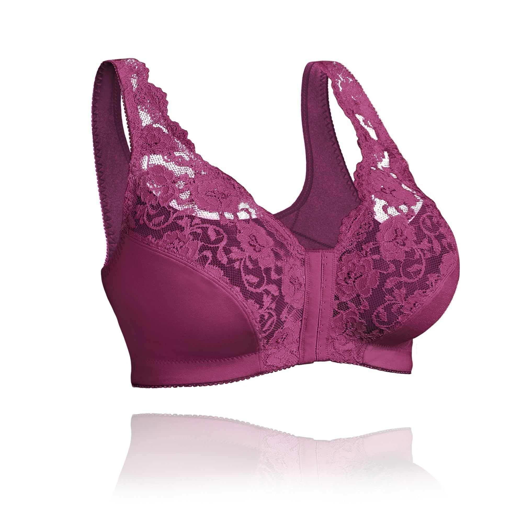 Sujetador para mujer – Sujeción suave – Cierre frontal – Cobertura total – Tejido transpirable