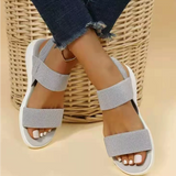 Sandalias de mujer – Punta abierta – Soporte elástico – Suela cómoda – Estilo casual