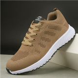 Zapatillas deportivas para mujer – Tejido de punto suave – Transpirables – Ligeras – Cordones de corte bajo