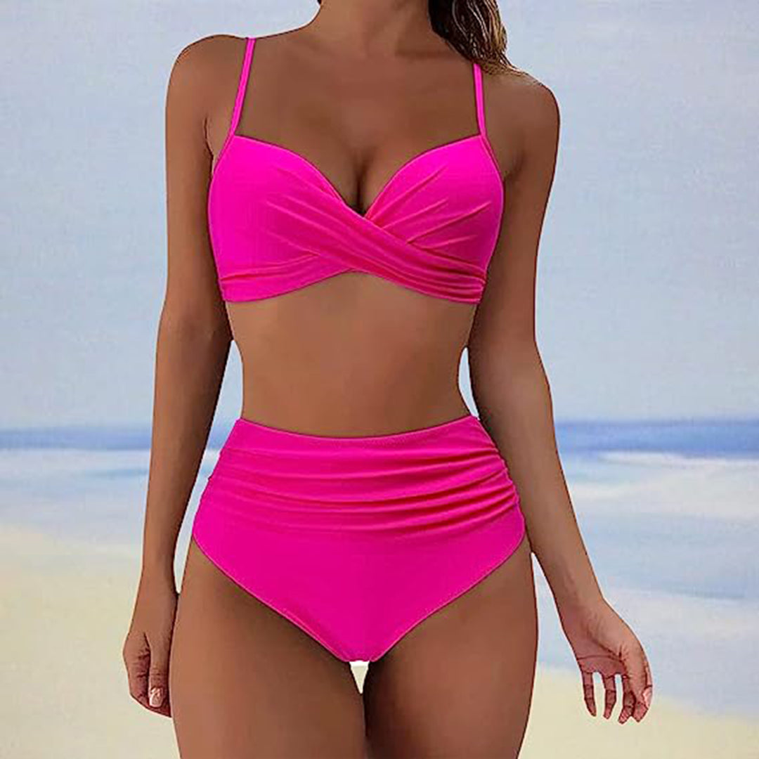 Aimée - Bikini elegante de cintura alta