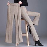 Pantalones ajustados de cintura alta Léa | Pantalones de corte slim