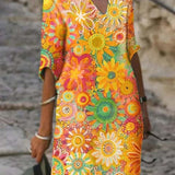 Lou - Vestido cómodo con estampado floral