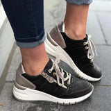 Zapatos para caminar para mujer – Soporte ortopédico – Suela acolchada – Tejido transpirable