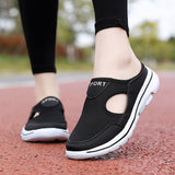 Zapatos sin cordones para mujer: malla transpirable, ajuste ergonómico, comodidad para el día a día.