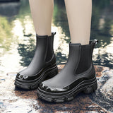 Botas cortas de mujer – Impermeables – Fáciles de poner – Suela antideslizante