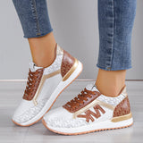 Zapatillas deportivas para mujer – Perfil bajo – Tejido transpirable – Ajuste deportivo cómodo