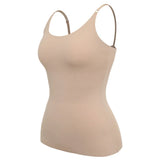 Camisola para mujer – Corte ajustado – Sin costuras – Tirantes ajustables – Moldeadora