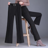 Pantalones ajustados de cintura alta Léa | Pantalones de corte slim