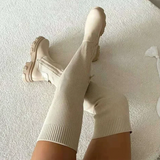 Botas hasta la rodilla elásticas y transpirables para mujer - Por encima de la rodilla