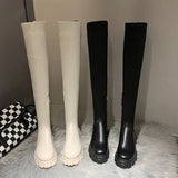 Botas hasta la rodilla elásticas y transpirables para mujer - Por encima de la rodilla