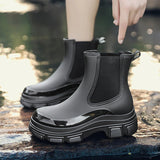 Botas cortas de mujer – Impermeables – Fáciles de poner – Suela antideslizante